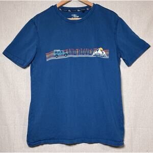 Land Rover By Fatface Mens Size Large Blue T Shirt